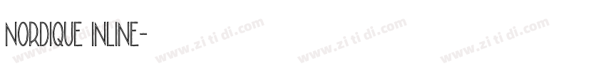 Nordique inline字体转换